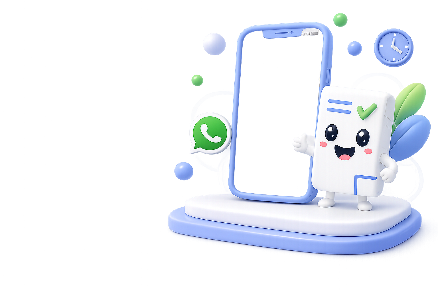 Factugo, mascota factura y celular en 3D